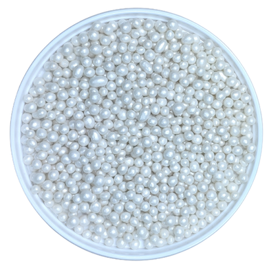 Белые рисовые шарики 5 мм, 25 г