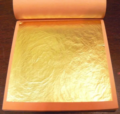 Сусальное золото 14*14 см (книжка)