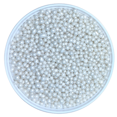 Белые рисовые шарики 5 мм, 25 г