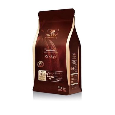 Белый шоколад "ZEPHYR" 34 % какао 100 г, Cacao Barry