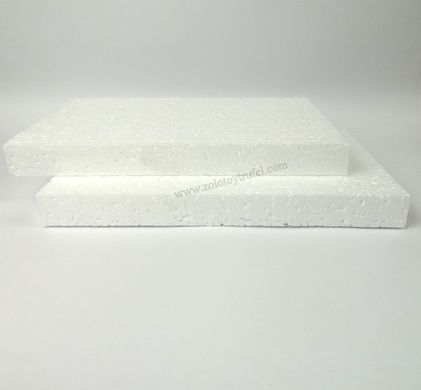 Прослойка пенопластовая для торта 32*32 см h 3 см