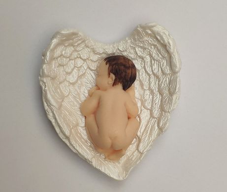Цукрова фігурка "Малюк на крилах ангела"