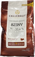 Молочний шоколад 33,6 % какао 10 кг (823), Callebaut