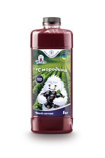 Пюре черной смородины пастеризованное 1 кг, YetiCo