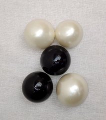 Желатиновые шары "Бело-черные"