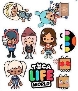 Toca Boca 4, Вафельний папір 0,3 мм