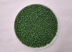 Зелені перламутрові кульки 3 мм