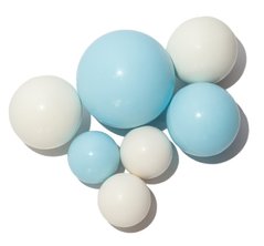 Шоколадні сфери біло-блакитні