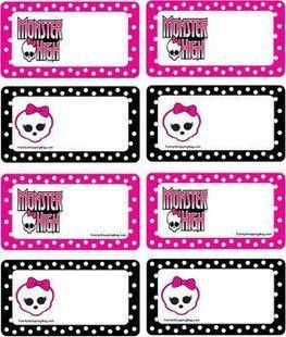Monster High 10, Вафельний папір 0,3 мм