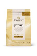 Білий шоколад "W2" 28 % какао 2.5 кг, Сallebaut