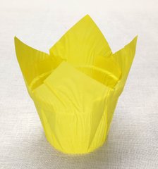 Форма для випічки "Тюльпан жовтий з бортиком 5 *8 см