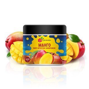 Пюре из манго замороженное 500 г, YaGurman