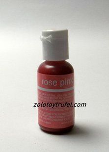 Краситель гелевый "Rose Pink 20 мл",Chefmaster