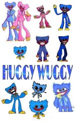 Huggy Wuggy 2, Вафельний папір 0,3 мм