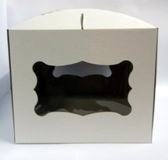 Картонна коробка для торта "З вікном 30*30*25 см (5 шт)"