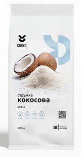 Кокосовая стружка FINE 1-2,8 мм 500 г, COOKIT