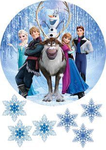 Холодное сердце (frozen) 2, Вафельная бумага 0,3 мм