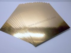 Підкладка для торта золото-срібло 35 х 35 см