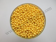 Декор кондитерський "Золоті рисові кульки 3 мм", 25 г