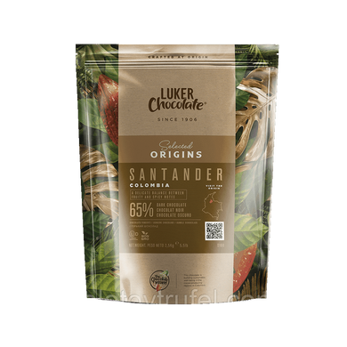 Шоколад черный SANTANDER 65 %, Luker Chocolate