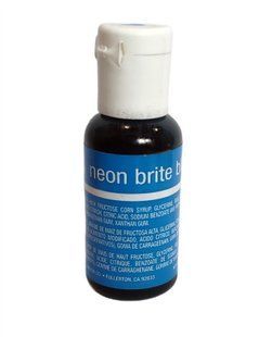 Краситель гелевый "Neon brite blue 20 мл",Chefmaster