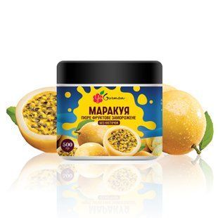 Пюре маракуйя (без косточки) замороженное 500 г, YaGurman