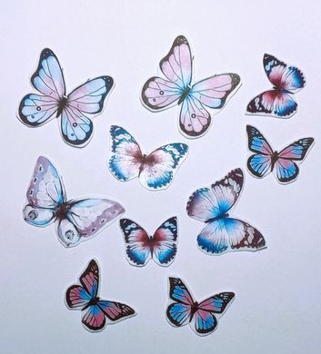 Вафельные бабочки "Микс 10 шт"
