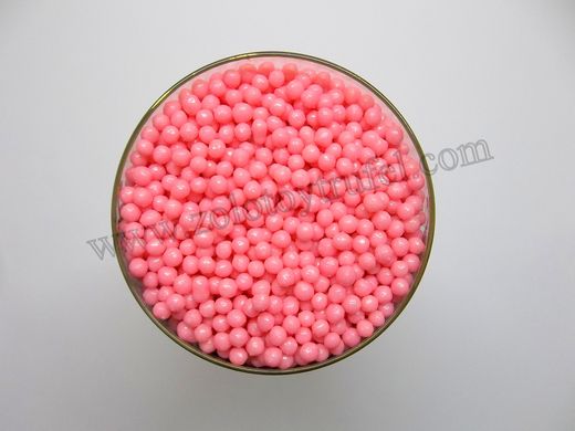 Декор кондитерський "Малинові рисові кульки 3 мм, 25 г