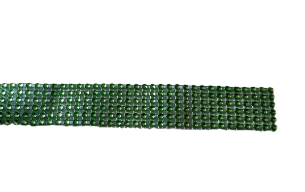 Стрічка для декору "Зелені камені" h-3 см