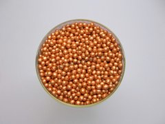 Декор кондитерський "Мідні рисові кульки 3 мм", 25 г