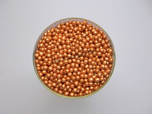 Декор кондитерский "Медные рисовые шарики 3 мм" , 25 г