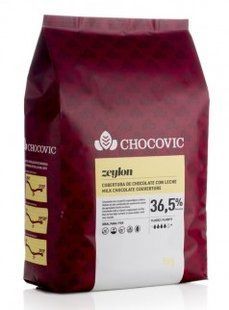Молочний шоколад 36,5 % какао 5 кг ZEYLON, Chocovic