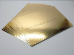 Подложка для торта золото-серебро 20 х 30 см