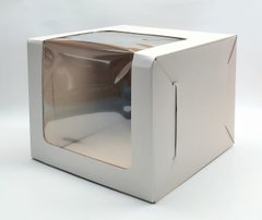 Коробка 25*25*20 см белая с окном