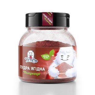 Пудра клубники порошок 100 г, YetiCo