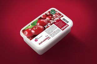 Пюре журавлини заморожене 1 кг, YaGurman
