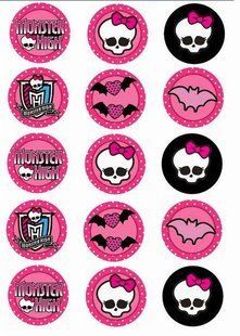 Monster High 5, Вафельний папір 0,3 мм