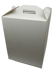 Картонная коробка для торта 40*40*30 см (белая) ( 5 шт)