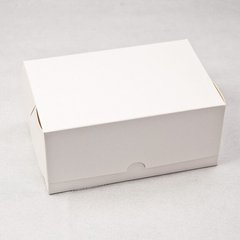 Картонная коробка для конфет и макаронс "Белая 18*12*8 см" 5 шт