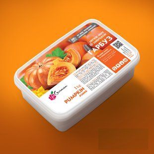 Пюре тыквы замороженное 1 кг, YaGurman