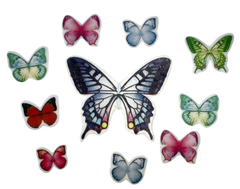 Вафельні метелики "Мікс 10 шт № 2"