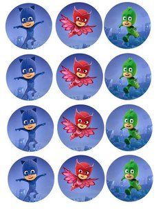 Герої в масках - PJ Masks 5, Вафельний папір 0,3 мм