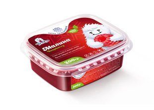 Пюре малини без цукру заморожене 300 г, YetiCo