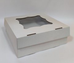 Картонна коробка "Біла на 9 капкейків з вікном" (усил) 5 шт