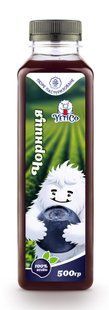 Пюре черники пастеризованное 500 г, YetiCo