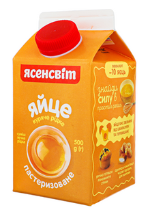 Яйцо куриное жидкое ЯСЕНСВИТ Tetra-Pak, 500 г