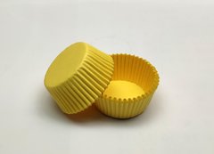 Формочка бумажная для конфет "Желтая Ф 3 см h 2,5 см"