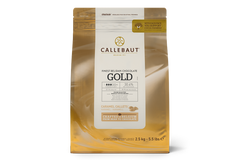 Белый шоколад с карамелью "GOLD 30.4 % какао" 100 г, Callebaut