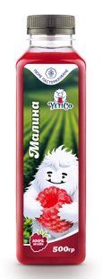Пюре малини пастеризоване 500 г, YetiCo
