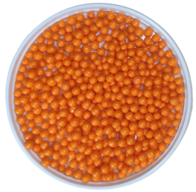 Кульки помаранчеві 5 мм, 25 г